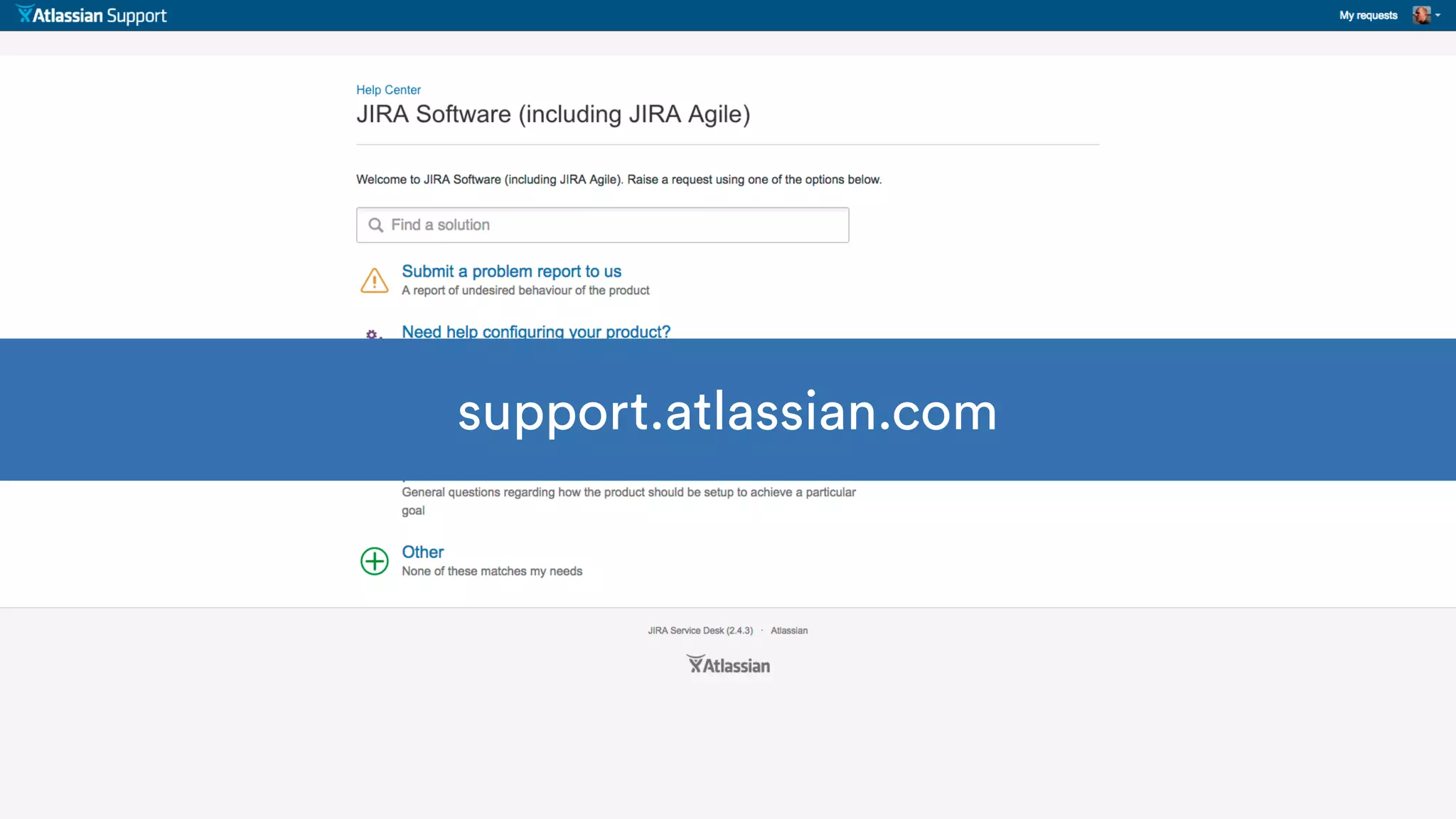 • Big cool statistic
• 2,56
9
• Add-Ons in Marketplace
support.atlassian.com
 
