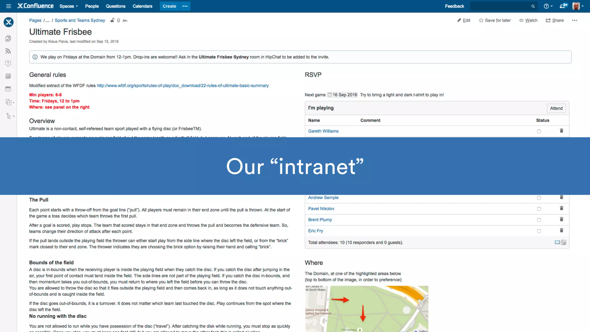 • Big cool statistic
• 2,56
9
• Add-Ons in Marketplace
Our “intranet”
 