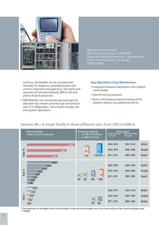 01. sentron 3 wl brochure | PDF
