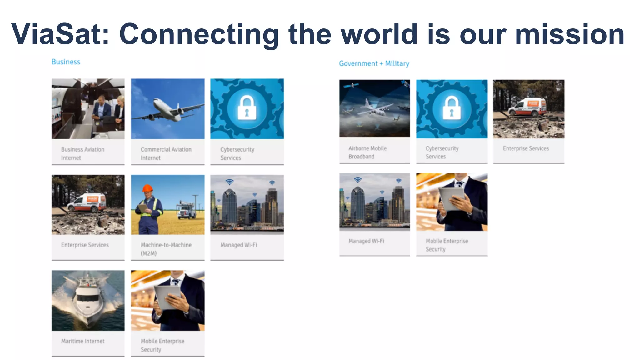 ViaSat: Connecting the world is our mission
 