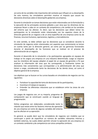 01. simuladores de negocio