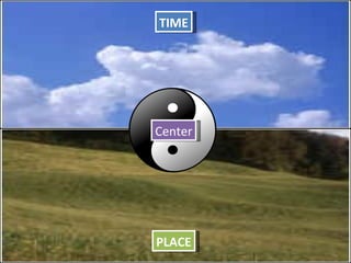 Center PLACE TIME 