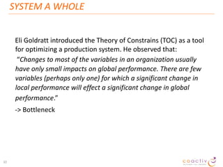 Le tout est égal à la somme des par5es
analysis — from the La<n — lyse meaning to break apart
Réductionnisme
 