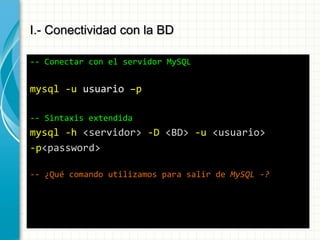 Taller de MySQL (DDL) | PDF