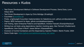 Test Driven Development (TDD) on Force.com projects | PDF