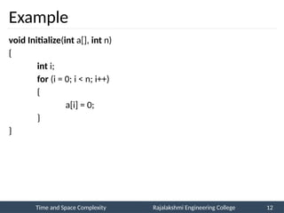 College Initialization Advanced Programming Lab-01-Time and Space Complexity.PPTX