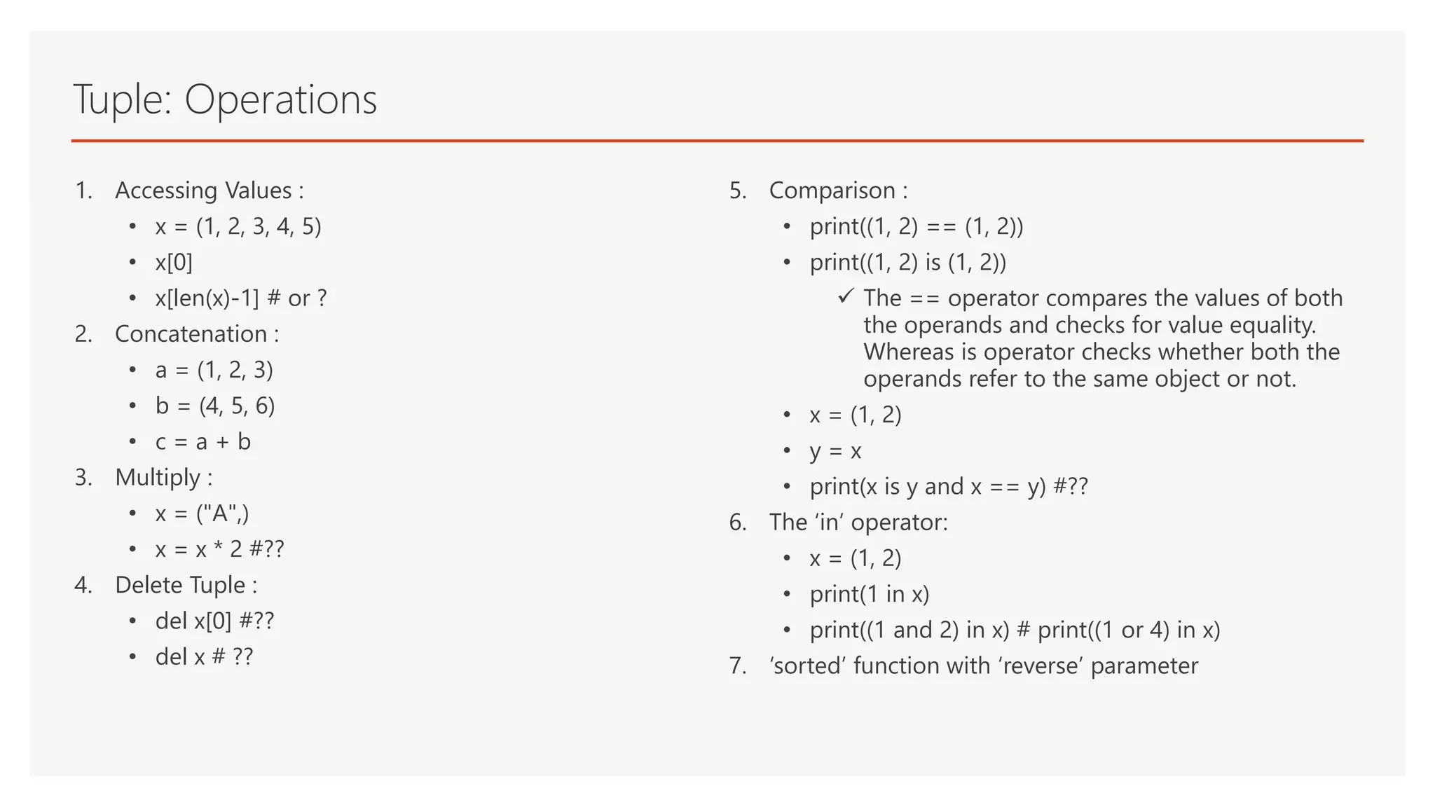 An Introduction to Tuple List Dictionary in Python | PPTX