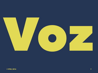 Voz© VTEX, 2016 7
 