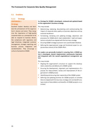 Universität St. Gallens Framework for Corporate Data Quality Management ...