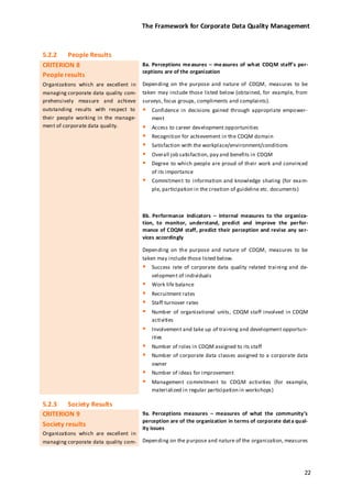 Universität St. Gallens Framework for Corporate Data Quality Management ...