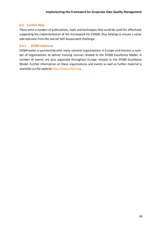 Universität St. Gallens Framework for Corporate Data Quality Management ...