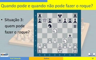 Situação 3:    quem pode     fazer o roque?58Quando pode e quando não pode fazer o roque?