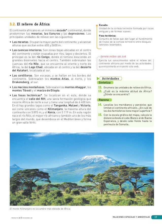 010 039 Se Ciencias Sociales 7 Geografia Fisica De Los Continentes T 1