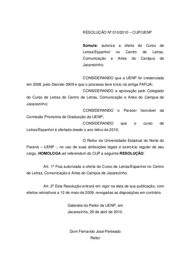 010 10 - Autorização Curso Espanhol - Ad Referendum
