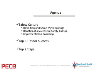 5 Top Tips for Implementing a Successful Safety Culture in Global