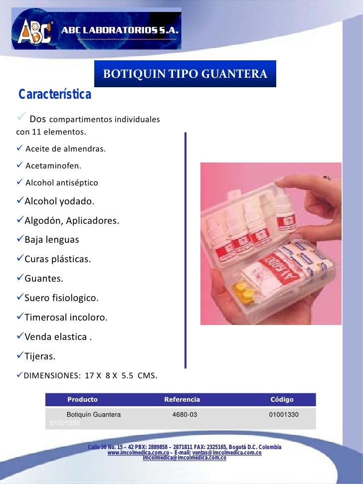 Que Son Los Aplicadores En Un Botiquin - Aplican Compartida