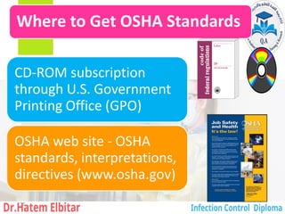 Where to Get OSHA Standards
CD-ROM subscription
through U.S. Government
Printing Office (GPO)
OSHA web site - OSHA
standards, interpretations,
directives (www.osha.gov)
135
 