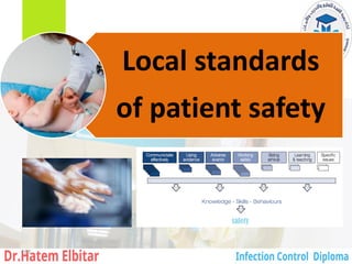 Local standards
of patient safety
161
 
