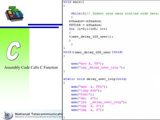 Assembly Code Calls C Function
 