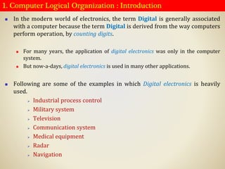 Logic Gates(Logic gates are fundamental building blocks of digital ...