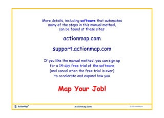 Map Your Job!  Core Instructions Slides Slide 7