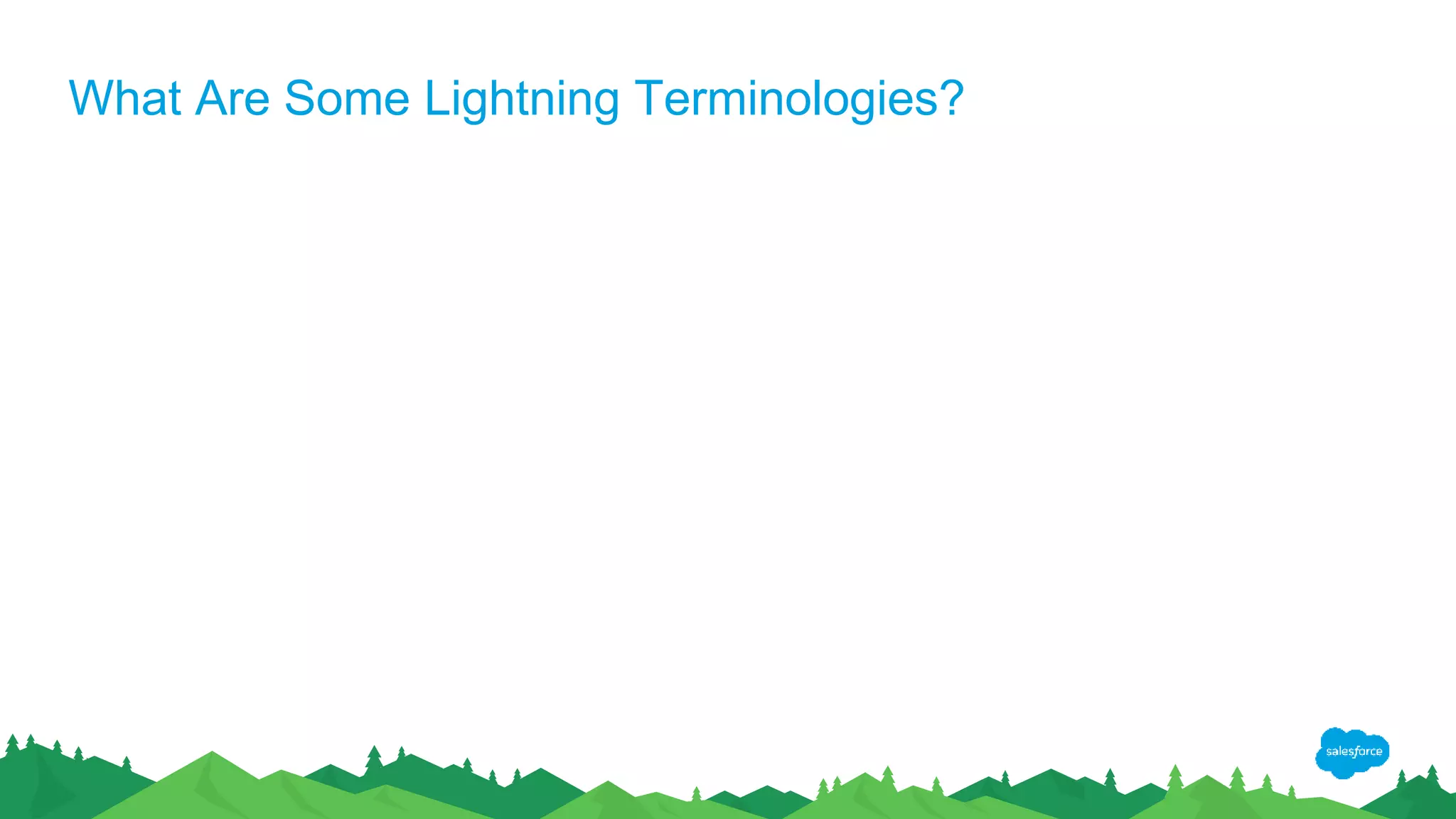 What Are Some Lightning Terminologies?
 