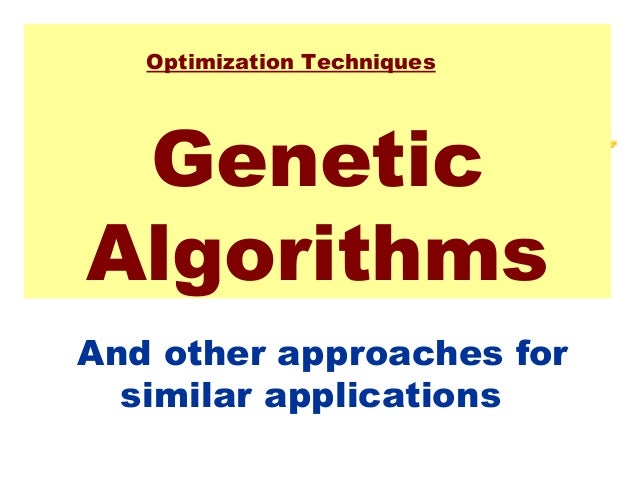 Genetic algorithms trading strategies