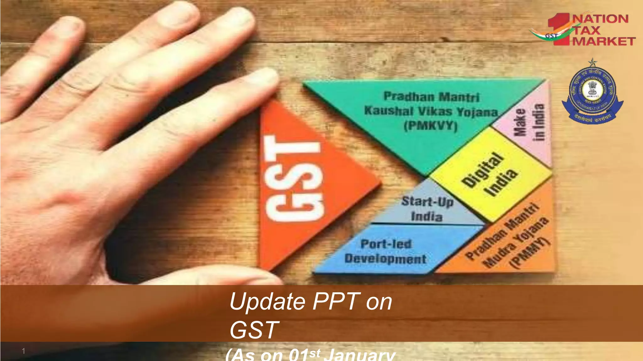 Update PPT on
GST
st
1
 