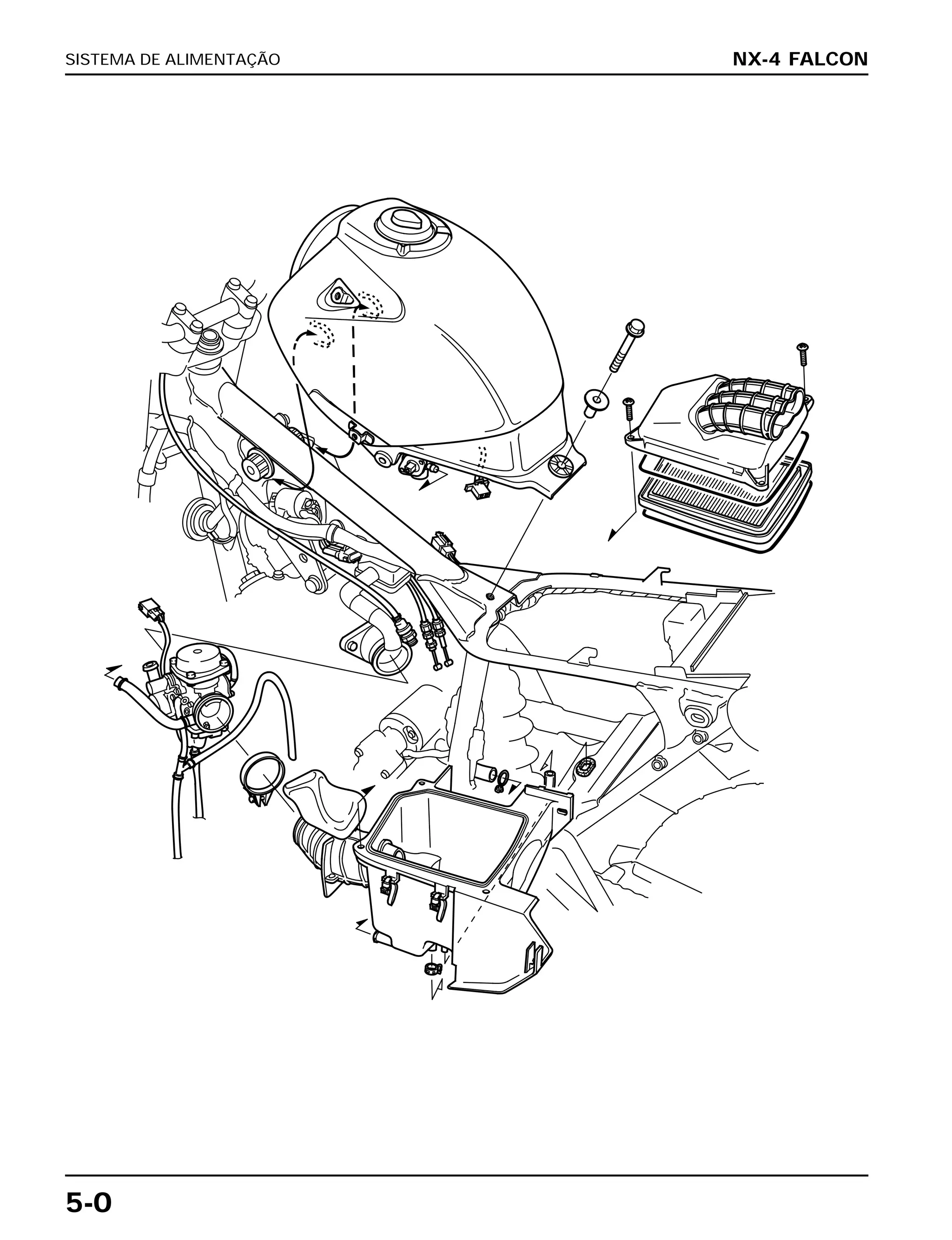5-0
SISTEMA DE ALIMENTAÇÃO NX-4 FALCON
 