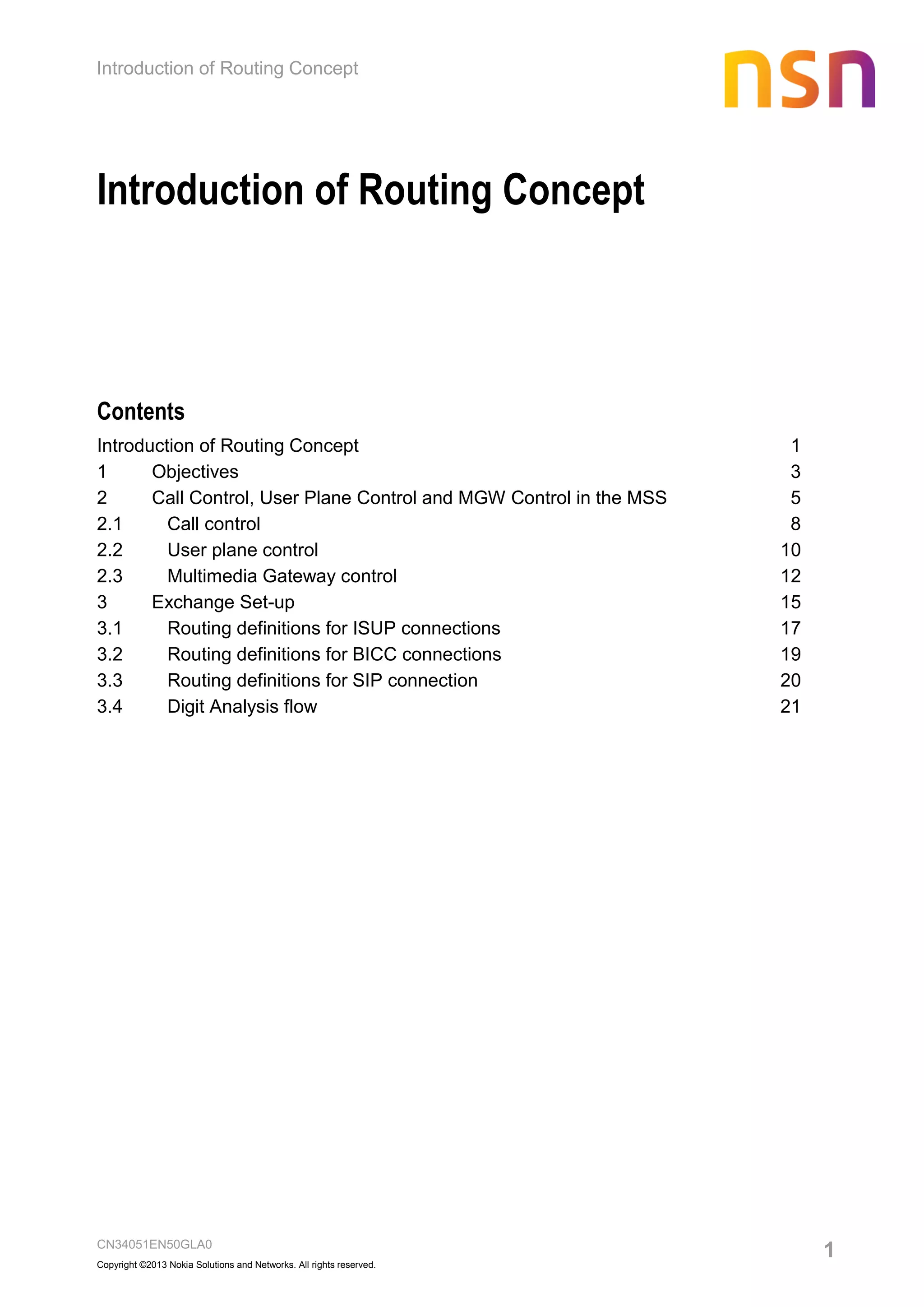 Routing concept | PDF