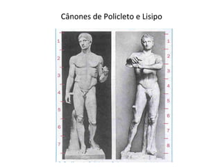 Cânones de Policleto e Lisipo
 