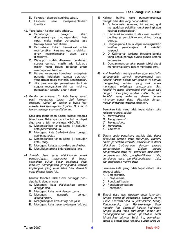 01 01 Soal Dan Pemb K Dasar 2007