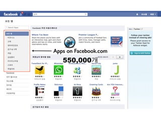 Apps on Facebook.com
   550,000
 