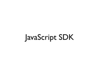 JavaScript SDK
 