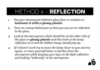 How To View Stereograms | PDF