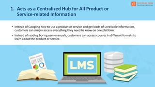 Elearning Customer Management Example The Learning Management System for Successful Customer Training | PPT