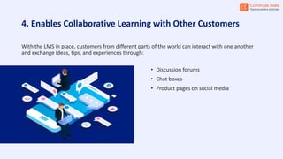 Elearning Customer Management Example The Learning Management System for Successful Customer Training | PPT