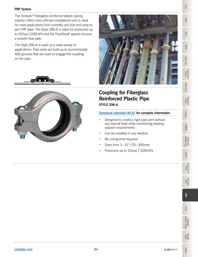 Victaulic G103 Product Catalog