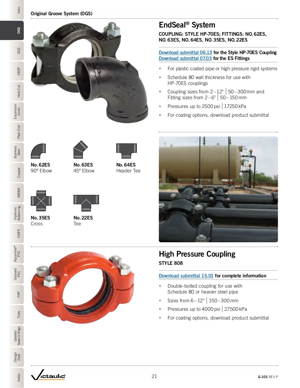 Victaulic G103 Product Catalog