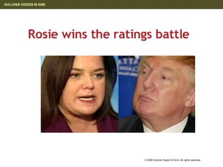 Rosie wins the ratings battle 