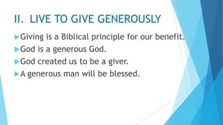 Generously Reformed 010514 Sermon: Right Attitude For The New Year | PPTX