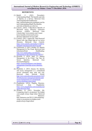 Identity Management In Cloud Computing | PDF