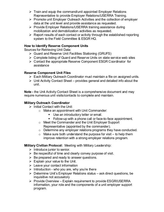 Esgr Letter To Employer Esgr Letter To Employer
