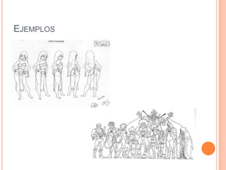 Model Sheet u hojas de personaje | PPTX