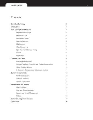 Introduction to Object Storage Solutions White Paper | PDF