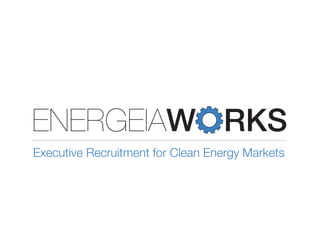 Executive Recruitment for Clean Energy Markets
 