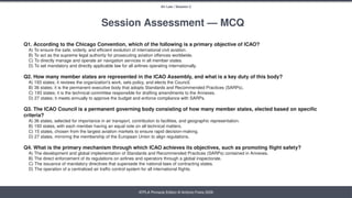 Comprehensive Overview of International Air Law and ICAO Framework | PPTX