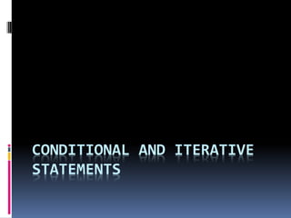 Comprehensive Guide to Conditional and Iterative Statements in Python ...