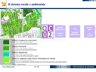 Luca Marescotti 63 /82
Il sistema rurale e ambientale
 