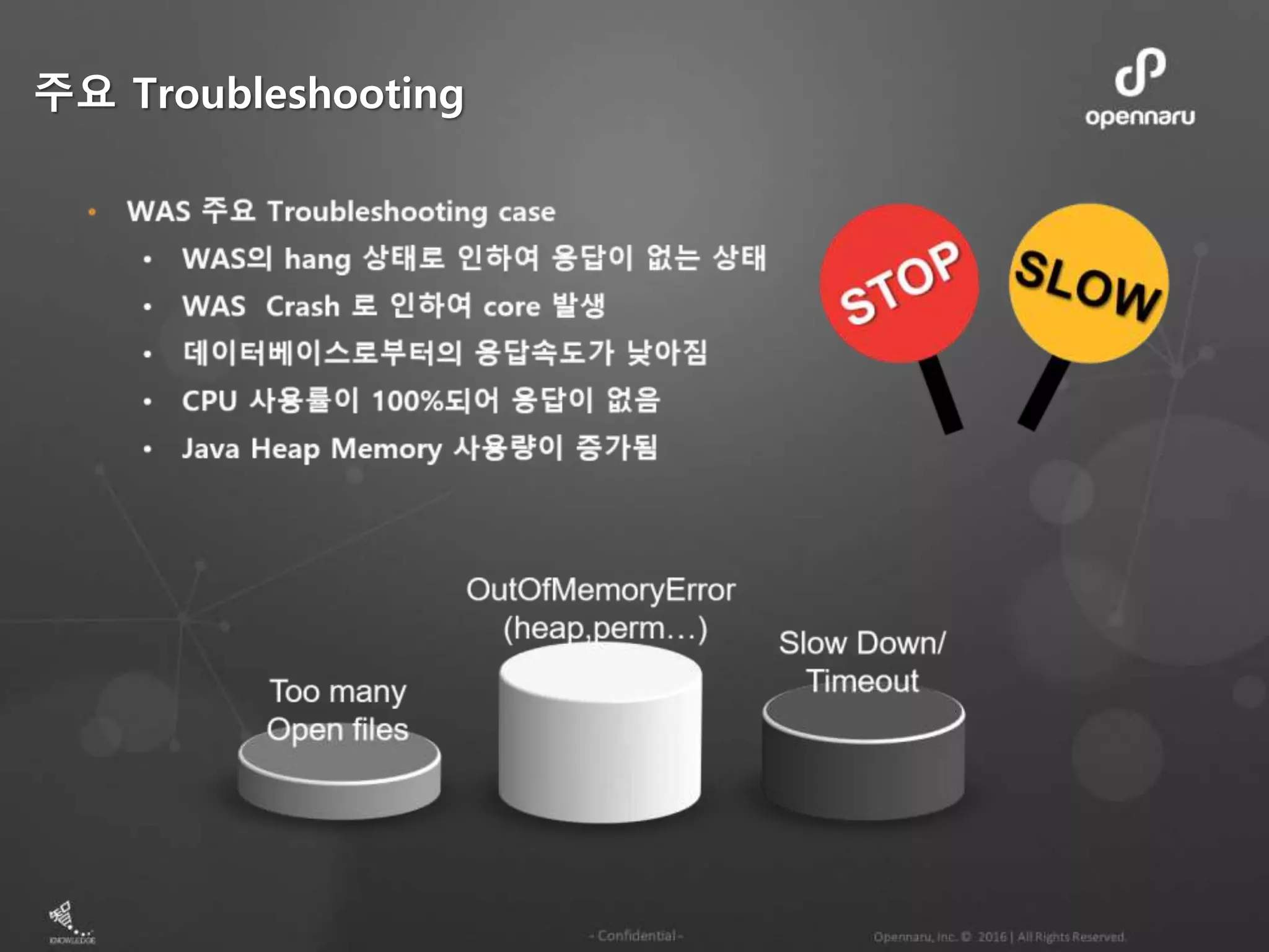 주요 Troubleshooting
 